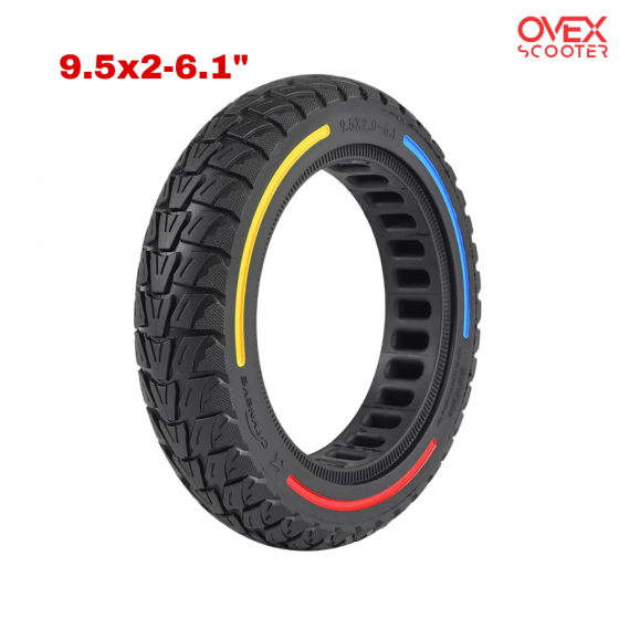 Neumático macizo 9.5x2-6.1"...